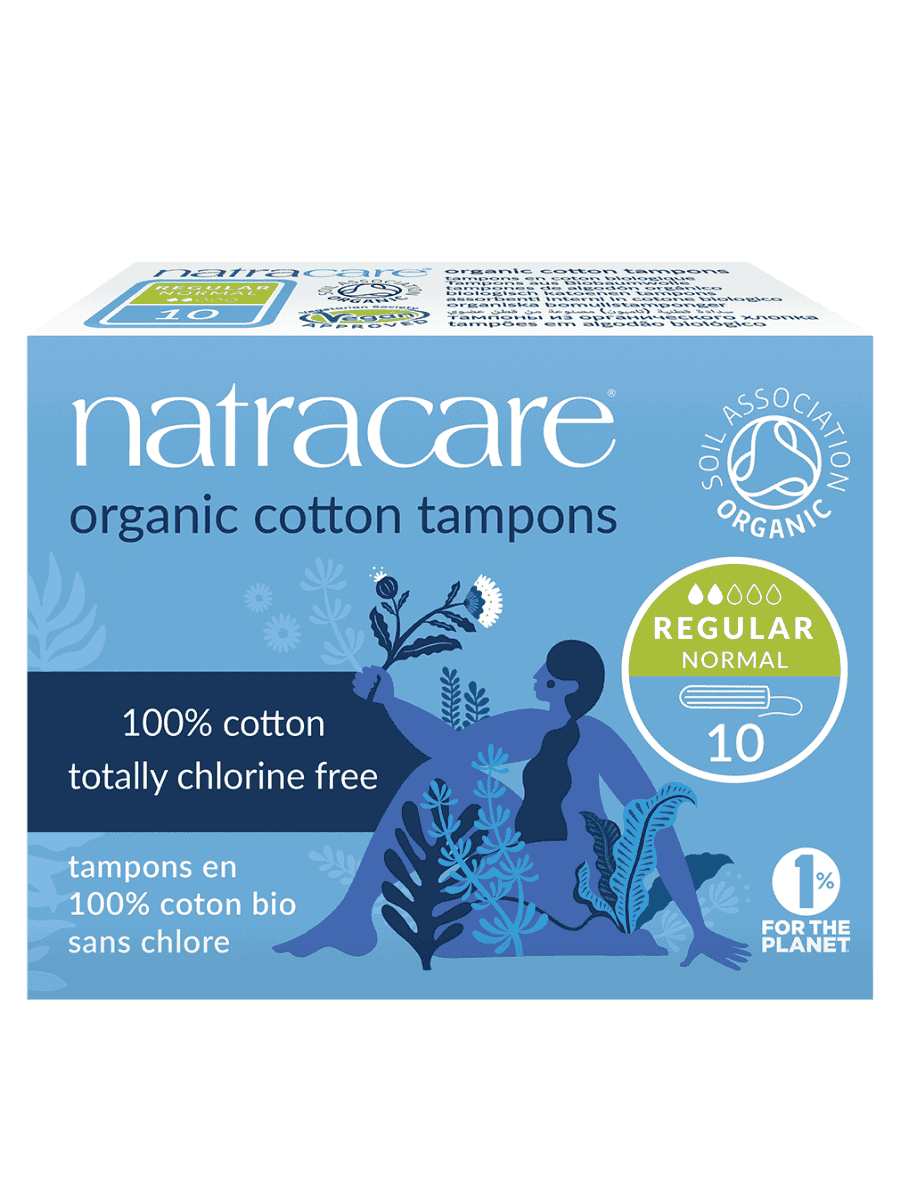 Гигиенические тампоны без аппликатора Natracare Regular 10