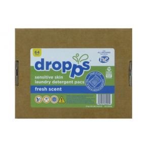 Экологичные капсулы для стирки dropps Аромат свежести 64шт